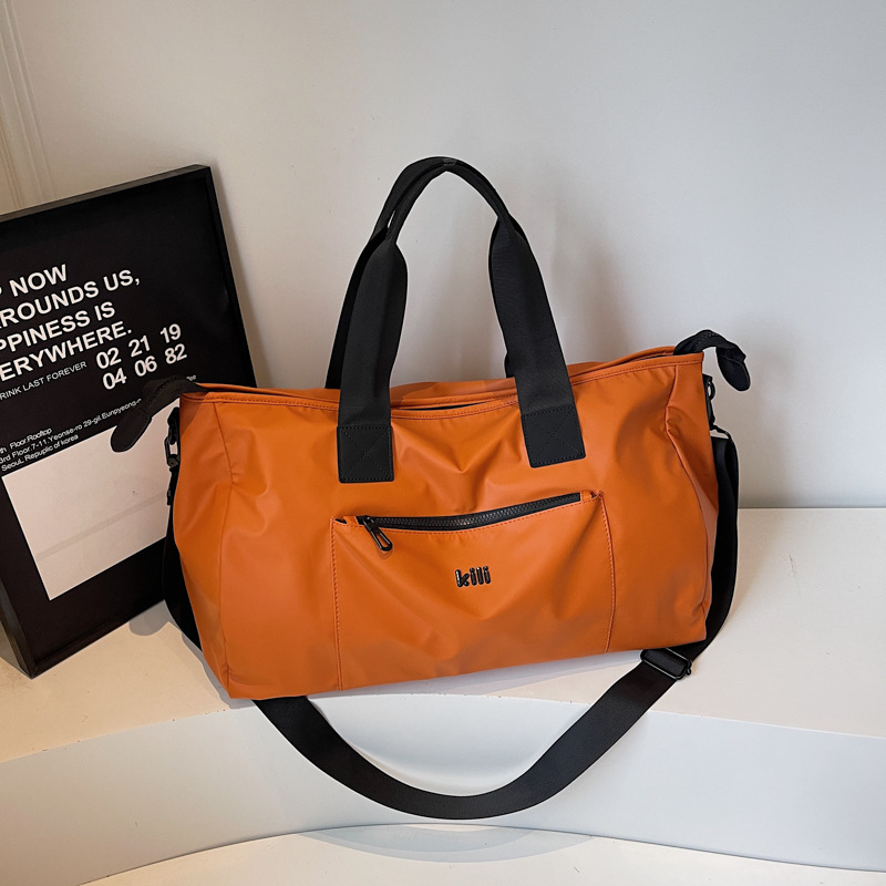 Bolsa de viaje de gran capacidad de corta distancia, bolsa de transporte de mano para mujeres, bolsa de almacenamiento, bolsa de yoga de separación seca ligera image 8