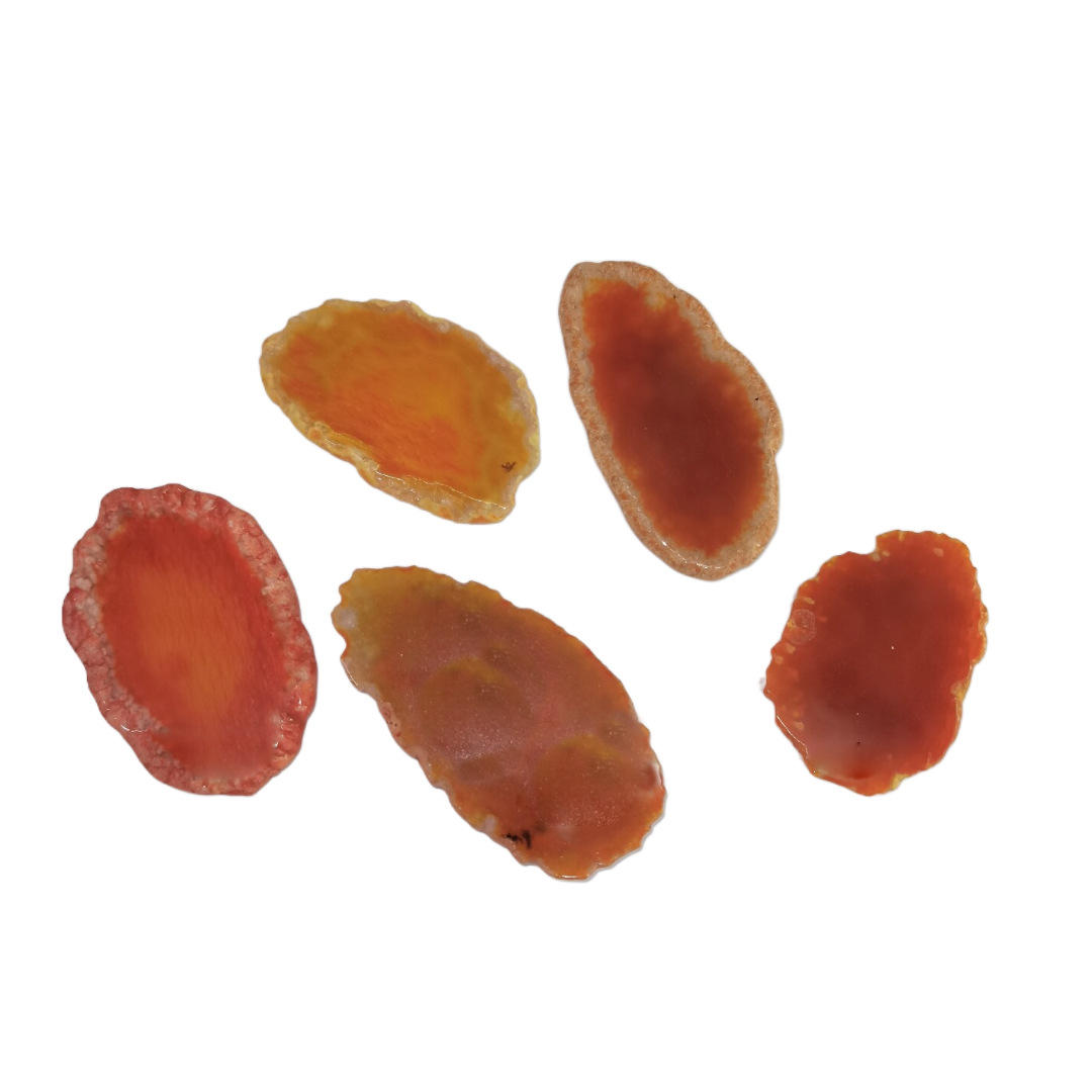 Tiktok natural piedra cruda rebanada ágata paisaje color carillón de viento pieza colgante no agujero pieza de ágata