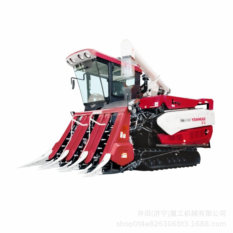 洋马YH6118R半喂入自动驾驶智能收割机  高科技联合收获机|undefined