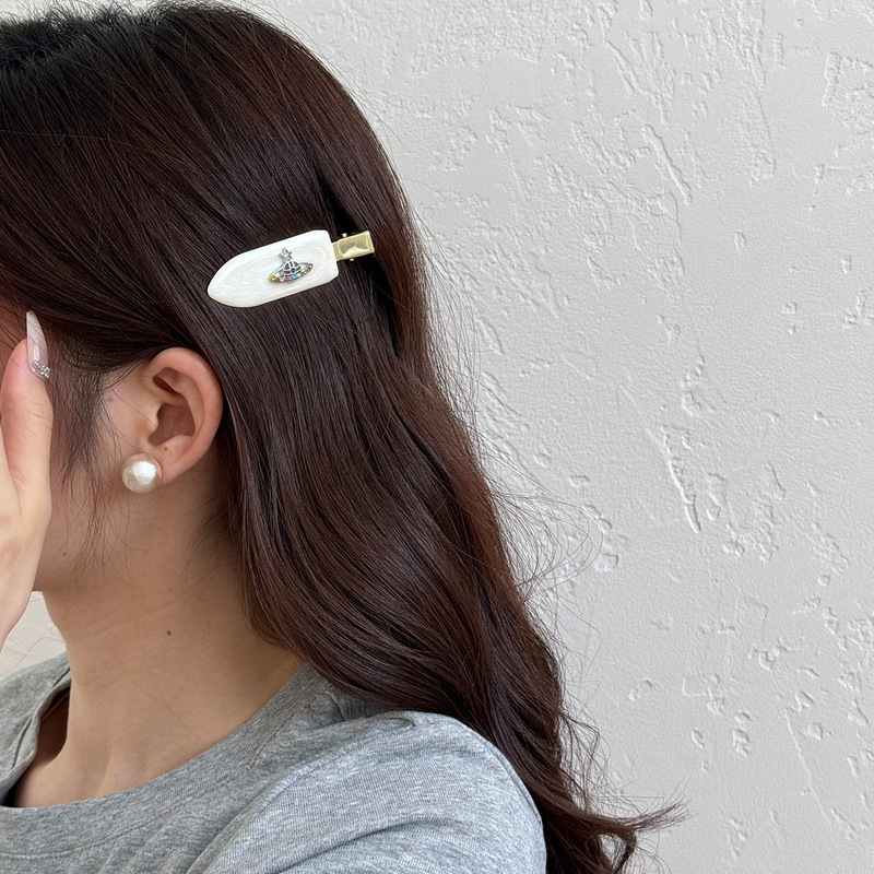 高級感ベージュ色の滴る星の楕円形の無傷のヘアピン|undefined