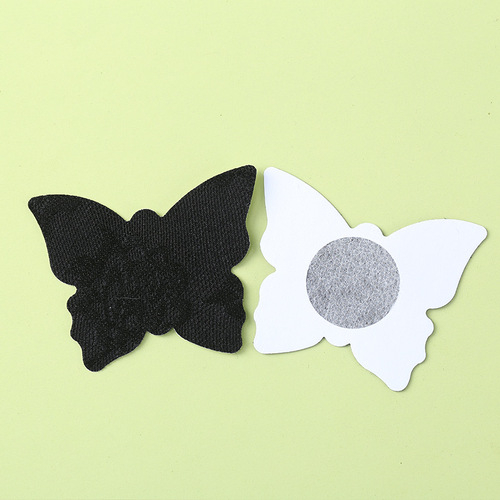 Disposable lace breast patch, wedding gauze breast patch, black skin breathable breast patch, invisible anti-exposure patch, lace cloth breast patch