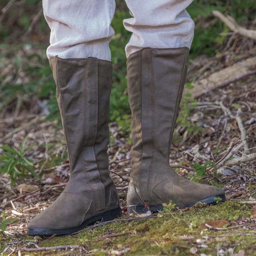 Medieval Pirate Viking Amazon Independent Station 2022 Cross-Border Foreign Trade New Men's Round-Toe High Boots