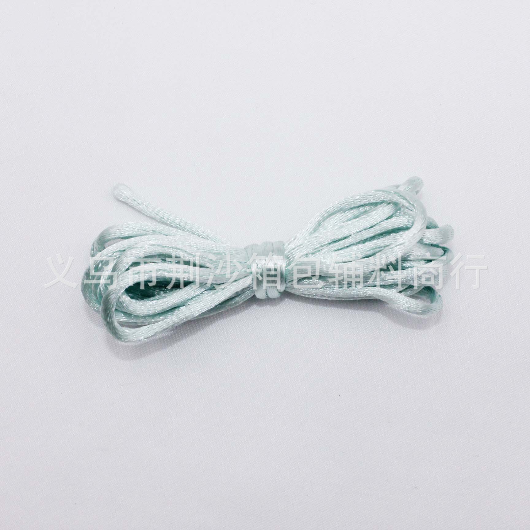 Hilo de seda coreano colorido de 2 mm, 2 metros/paquete, material para pulseras de joyería hechas a mano, gran cantidad, excelente precio.