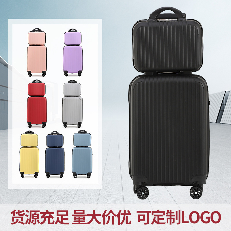 Cross-Border High-Looking Password Lock Adult Trolley Suitcase Suitcase Universal Wheel Mother Box Set Wholesale