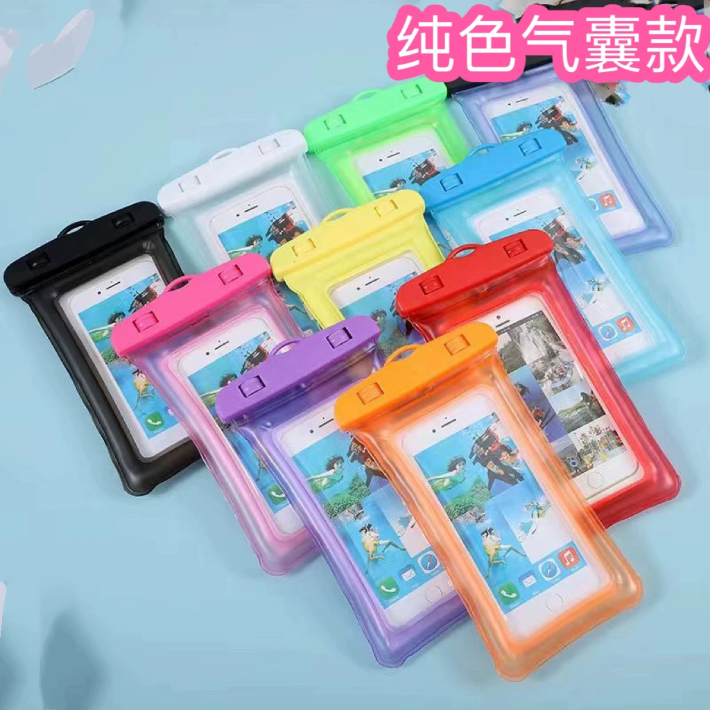 Новая воздушная подушка, плавающая водонепроницаемая сумка для мобильного телефона, прозрачный сенсорный экран, водонепроницаемый чехол для мобильного телефона, новая надувная водонепроницаемая сумка для мобильного телефона