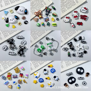 Popular Croc Shoes DIY Shoe Buckles Cute Casual Decorative Shoe Flowers Suitable for Cartoon Removable Accessories Versatile