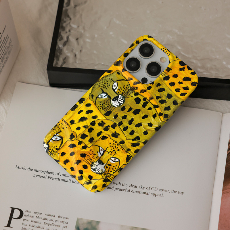 35g Weight iPhone Applicable Brands Phone Cases Classification Feilin Material Jaguar Pattern Modern Style, Simple Style Style Feilin Jaguar Modern Style Simple Style Phone Cases Phone Accessories 2