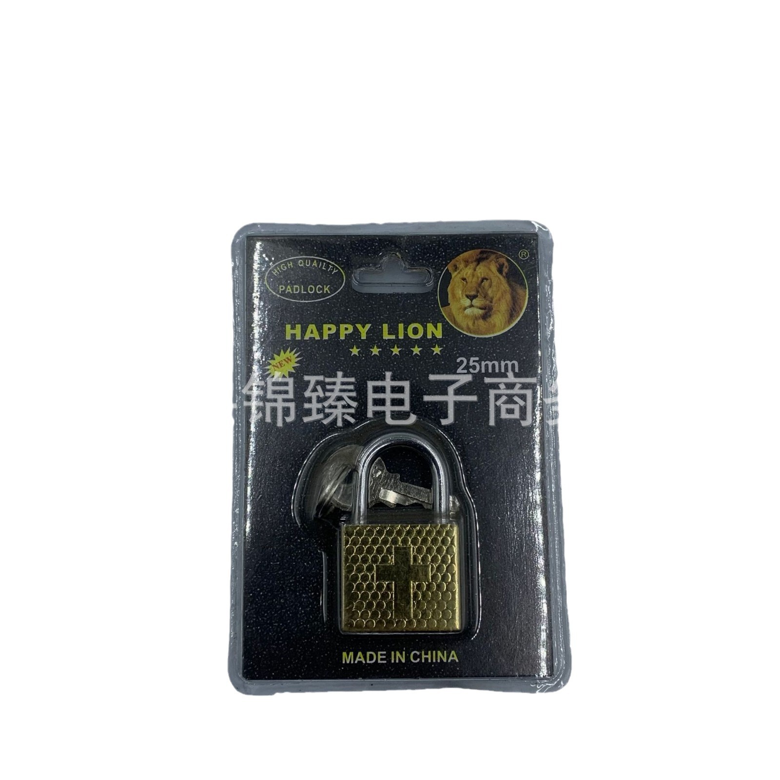 Candado de imitación de cobre, candado pequeño, candado individual para uso doméstico, candado para cajón, candado para puerta de armario, candado con tarjeta de succión con llave, diseño simple