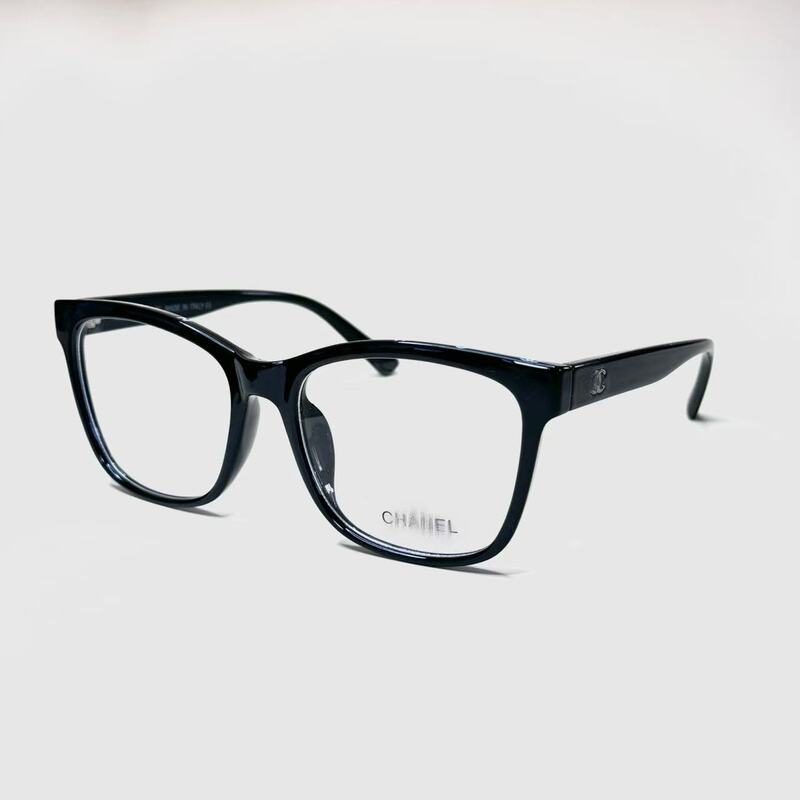 Xiaoxiangjia 3392 G-Dragon Style Face-Slimming Plain Frame Women's Elegant Black Frame Anti-Blue Light Non-Prescription Glasses