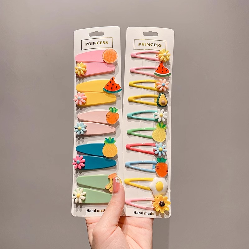 2024 Nueva horquilla de felpa de las mujeres Japonés lindo lado Celebridad de Internet clip lateral horquilla peludo pequeño clip tocado accesorios para el cabello