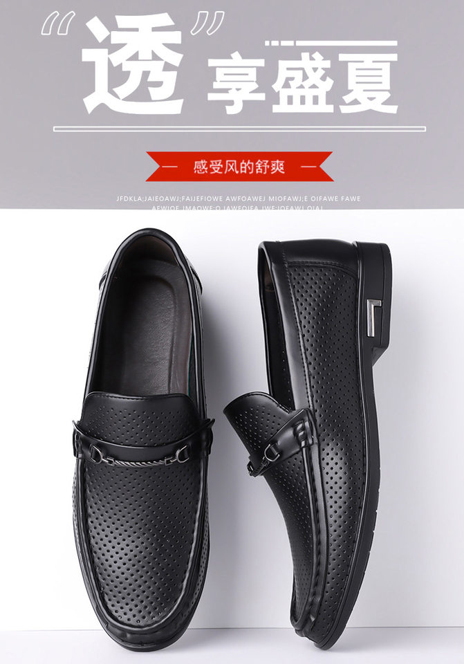 Dép sandal nam bít mũi da lộn mềm đế bằng phong cách Anh — Màu nâu, Màu đen chi tiết 6