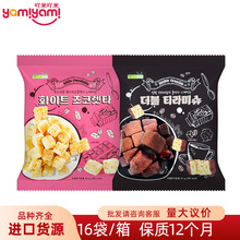 韩国原装进口零食 涞可小方块65g 休闲膨化零食办公室解馋零嘴TJ