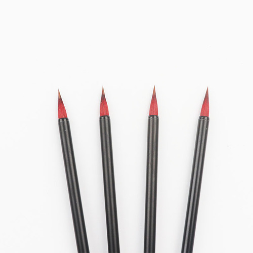Wholesale small regular script wolf hair brush small fine brush painting hook line pen small red hairy head small regular script beginner's sutra copying pen