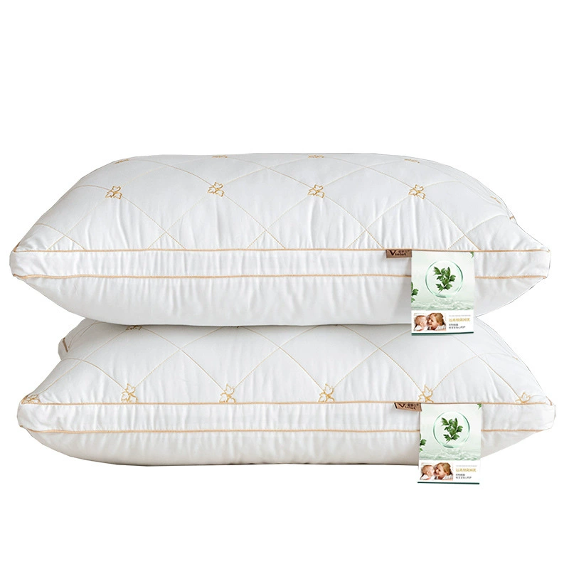 Cotton antibacterial universal pillow for beloved, with embroidery