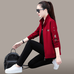 運動套裝女春秋季2024新款時尚女士休閒服寬鬆長袖衛衣三件套跑步