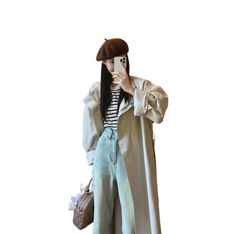【2356人收藏】立领风衣外套女2025年春季新款韩系设计感休闲百搭|undefined