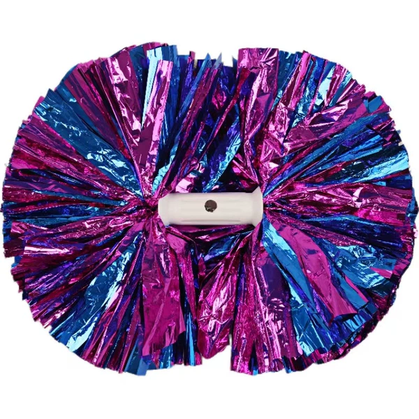 Bright new competition style large size (6 inches) rose red + blue
