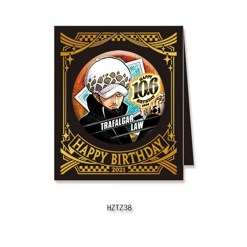 Бейдж дня рождения Comic Factory ONE PIECE Лuffy Zoro Chopper Sanji Nami стойка для бейджей на день рождения