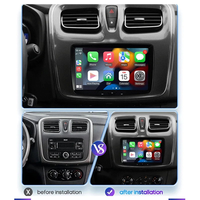 Suitable for 8inch Renault Dacia Android Car Gps High-Definition Screen Mp5 Bluetooth Navigation All-In-One Device Carplay
