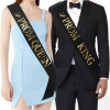 Graduation Dance Party Shop Ripper Set Hot Vitamin PROM KING QUEEN etiquette belt color band