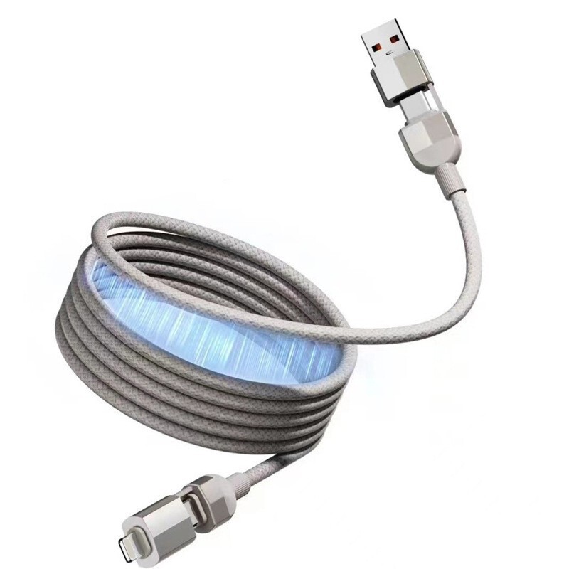 240W磁気吸着式Type-Cデータケーブル4in1携帯電話PD急速充電EMARKER車載自動吸着5A|undefined