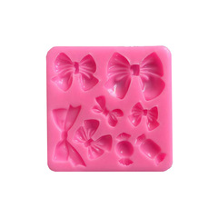 Candy Butterfly Bow Sugar Candy Chocolate DIY Baking Homemade Cake Decoration Accessories Clay Droplet Gel Silicone Mold