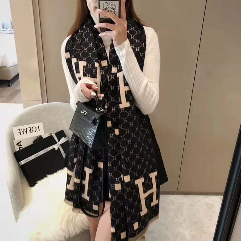 2025新款保暖秋冬围巾女披肩外搭两用时尚高档百搭韩版东大门潮|undefined