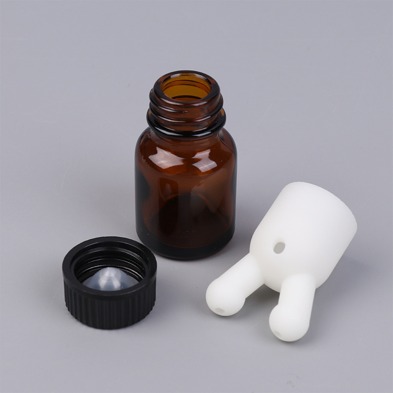 越境用二穴鼻吸器分注ボトル空ボトル分注器アロマスティック補助具|undefined