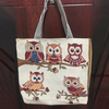 Cartoon shopping bag, capacious one-shoulder bag, Korean style