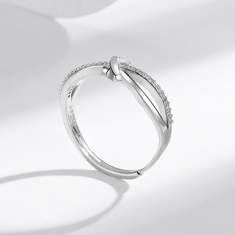 Adjustable Ring Size 1 Piece Quantity 925 Sterling Silver Cross Adjustable Ring