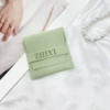 Green jewelry bag