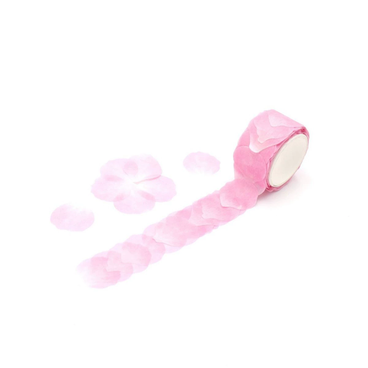 Бархатная лента Washi стикеры, рулоны, 48 шт в коробке, цветочные формы, assorted цвета