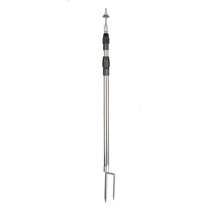 Telescopic Canopy Pole Set, Stainless Steel, Adjustable 1.5–3.0 m, Full Kit