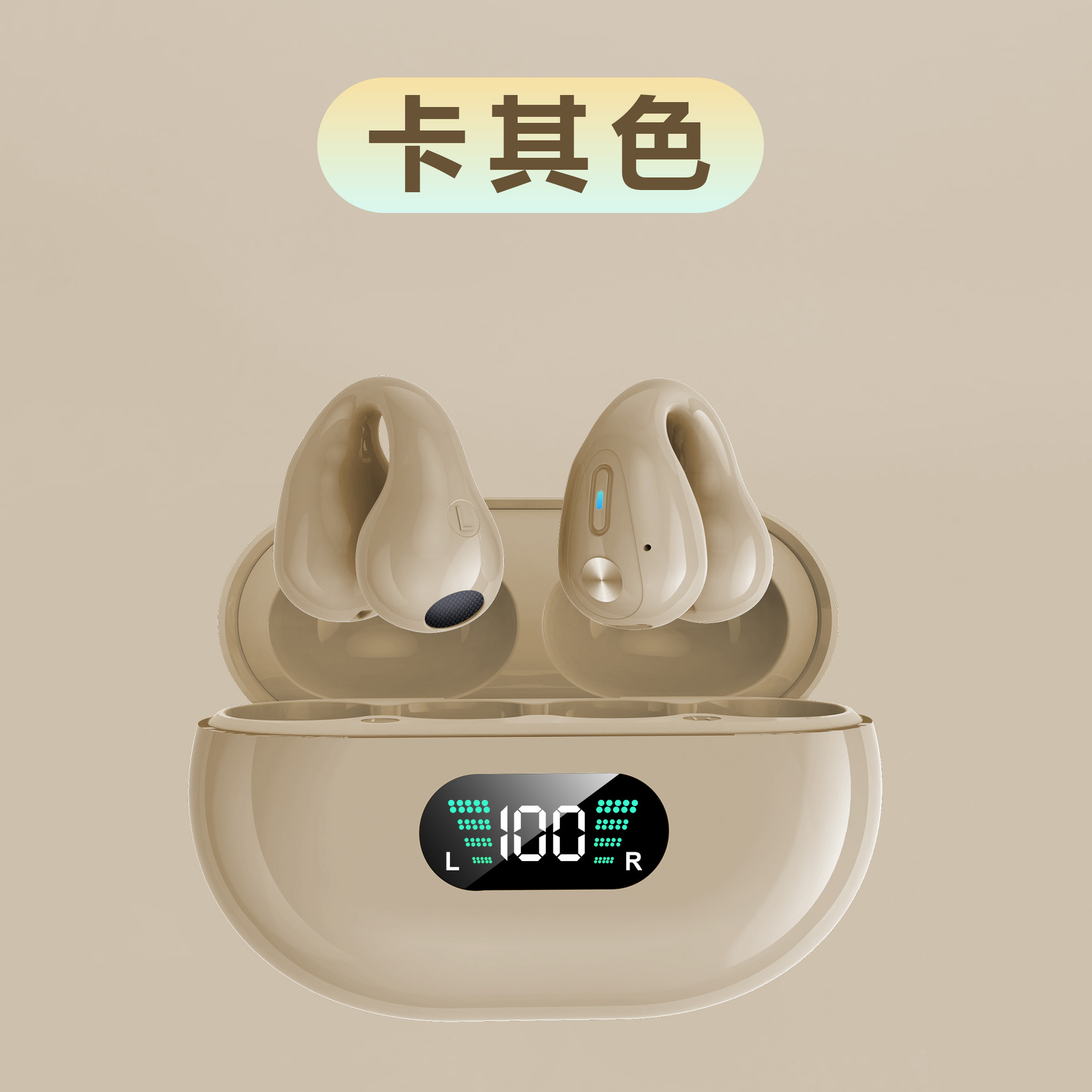 Clip de auriculares sin conducción ósea de auriculares abiertos Bluetooth inalámbrico modelo privado fuente de fábrica personalizada reducción de ruido