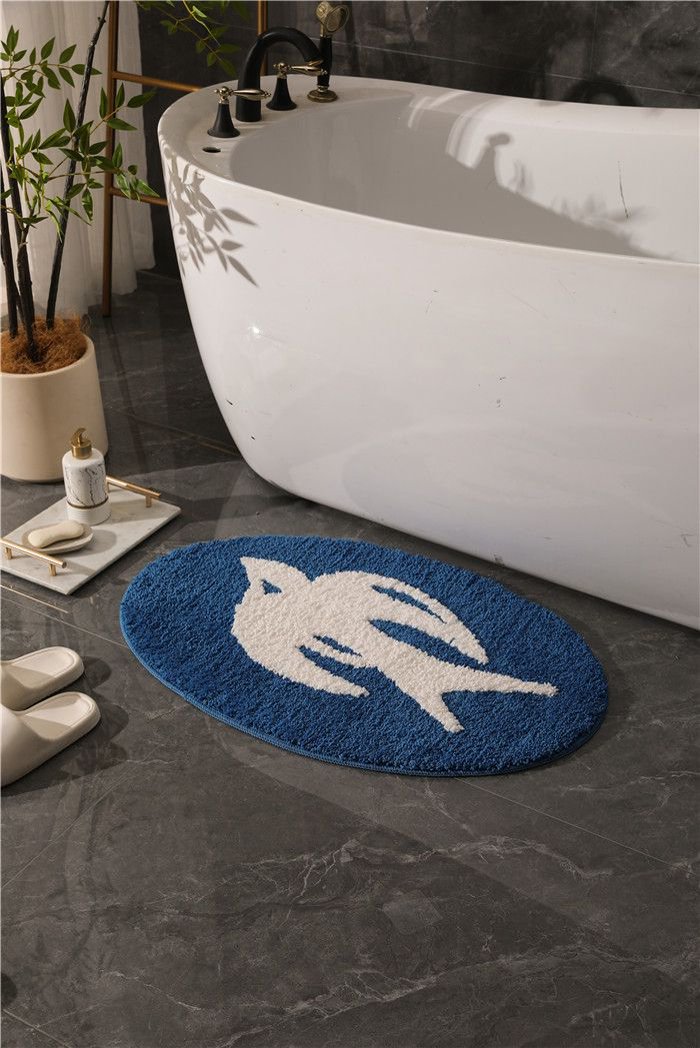 Cross-Border Flocking Floor Mat Tpr Non-Slip Microfiber Bathroom Absorbent Mat Door Mat Creative Carpet Customized with Pictures
