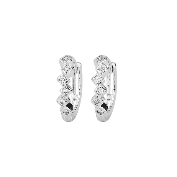 Platinum earrings
