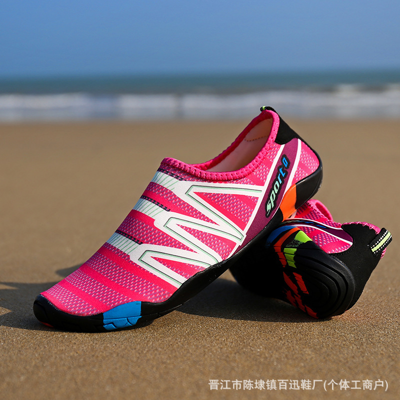 Transfronteriza ligera transpirable antideslizante anti-corte rápido secado retroceso zapatos de agua al aire libre rafting zapatos de playa hombre comercio exterior mujer