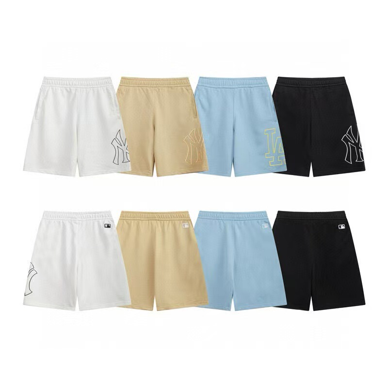 High-Quality Mlb Trendy Brand Large Logo Printed Loose Sports Versatile Five-Point Casual Pants for Men and Women Couple Shorts High-Quality Mlb Trendy Brand Large Logo Printed Loose Sports Versatile Five-Point Casual Pants for Men and Women Couple Shorts