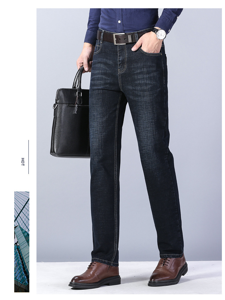 商品详情图_批发广州新塘牛仔裤男春秋款直筒好品质休闲弹力牛仔