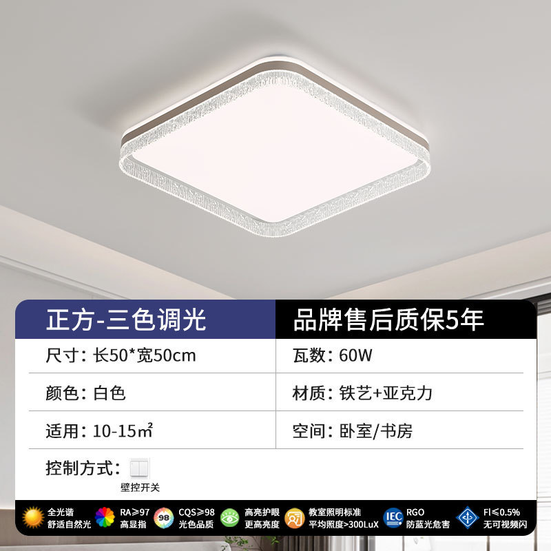 现代简约轻奢吸顶灯高级感大气卧室2025年新款意式极简客厅吸顶灯|undefined