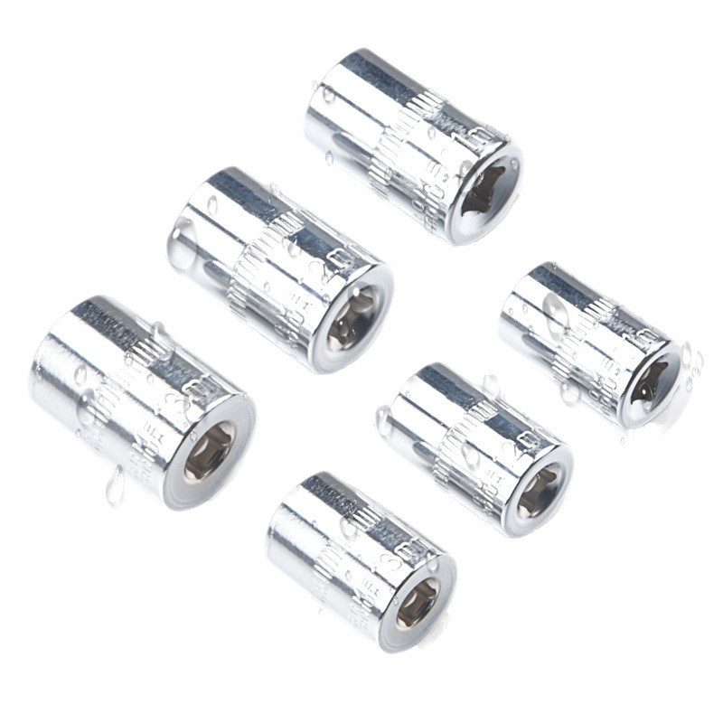 Llave de Trinquete con Cabeza Hexagonal Externa Pequeña de 4-14 mm, Mango de Llave de Trinquete de 6.3 mm, Cabeza de Junta Universal para Reparación de Automóviles image 7