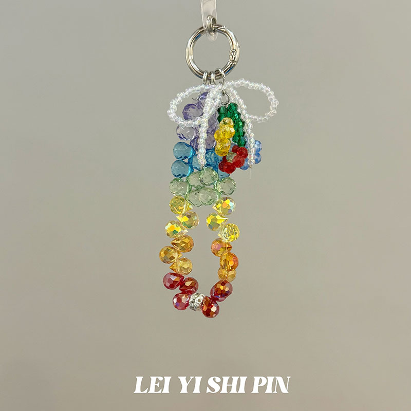 [Mel Peach Oolong] nuevo diseño de cuentas dulces nicho hermosa cadena de teléfonos móviles de cuentas de alta gama cadena de teléfonos móviles