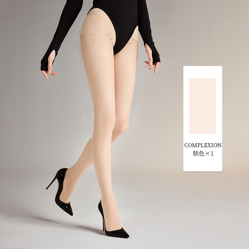 Medias sin costuras de dama anti-hock silk durable verano ultra delgada no se caiga el archivo de seda anti-hock silk pantalones negras