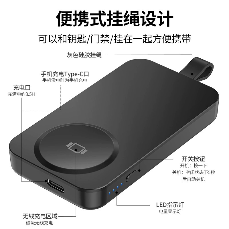 Зарядное устройство для часов Apple/Samsung, беспроводная магнитная подставка для зарядки