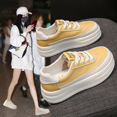厚底韩版学生小白鞋休闲秋季女板鞋ins新款2025运动女时尚