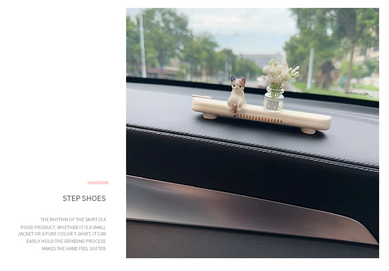 Car Temporary Parking New Mobile Phone Number Plate Car Cute Cartoon Aromatherapy Creative Move Inside Parking Ornaments