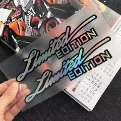 クロスボーダーLIMTED EDITION車ステッカークリエイティブ限定版車三角窓オートバイ機関車個性ステッカー