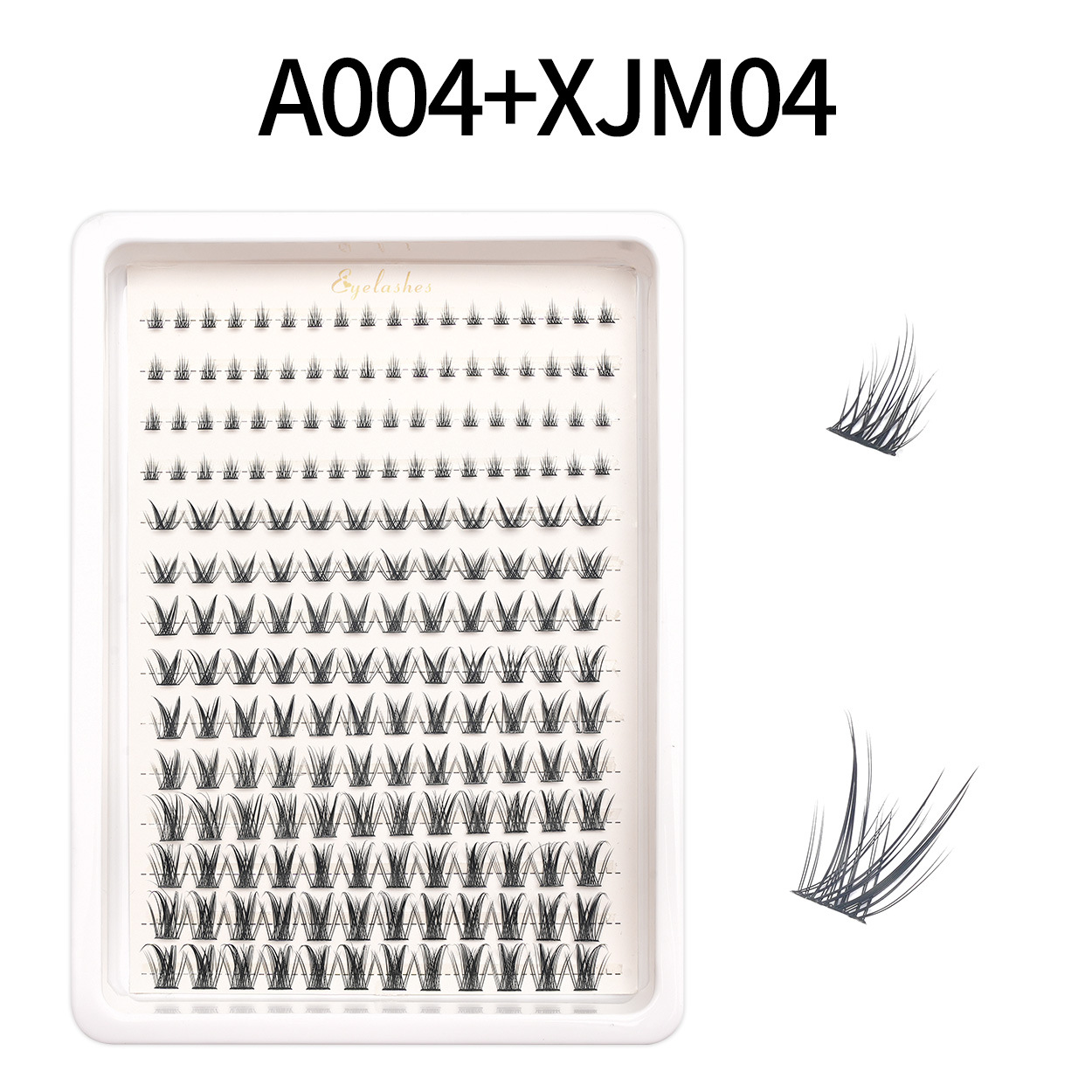 Amazon venta en caliente sobre las pestañas falsas bajo las pestañas combinación de comercio exterior, Europa y América, cabello D-curso DIY ojos pestañas al por mayor