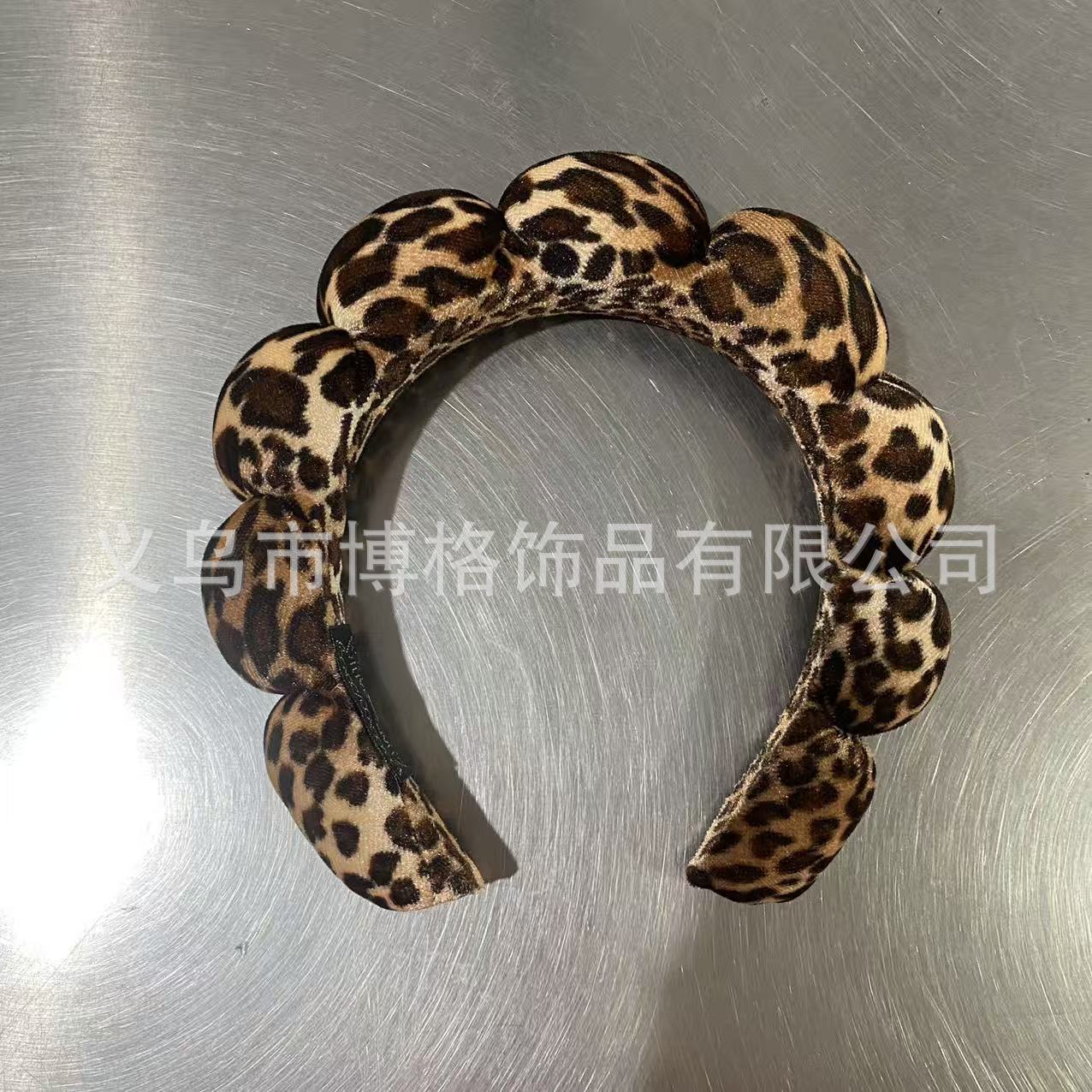 [Nuevo producto para la venta] las niñas de esponja diadema cara lavado maquillaje headwear que se puede utilizar al salir image 24