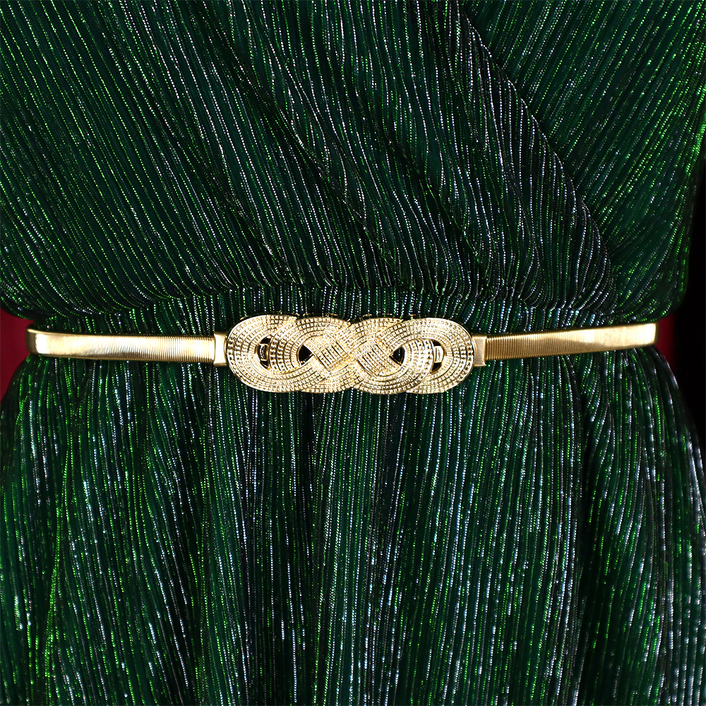 Abito da cocktail donna scollo a v maniche lunghe a mantella elegante_voghion.com